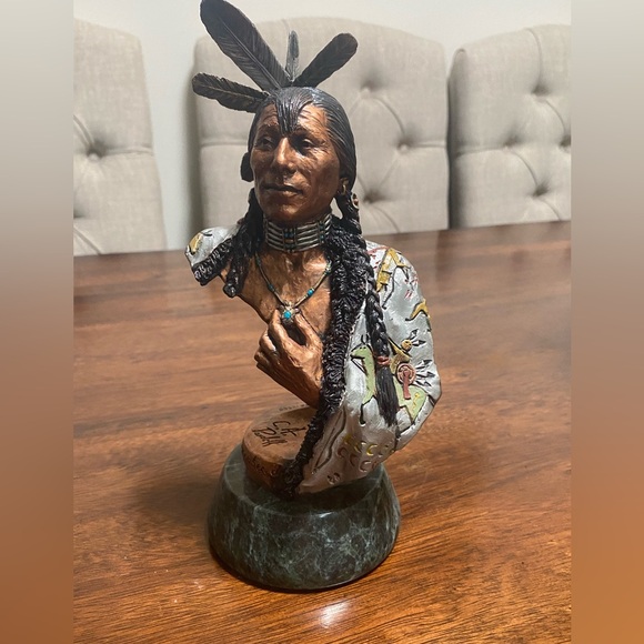 C.A.Pardell Legends Sculpture “Innocence Remembered” Native American # 642/2500 - Picture 1 of 15